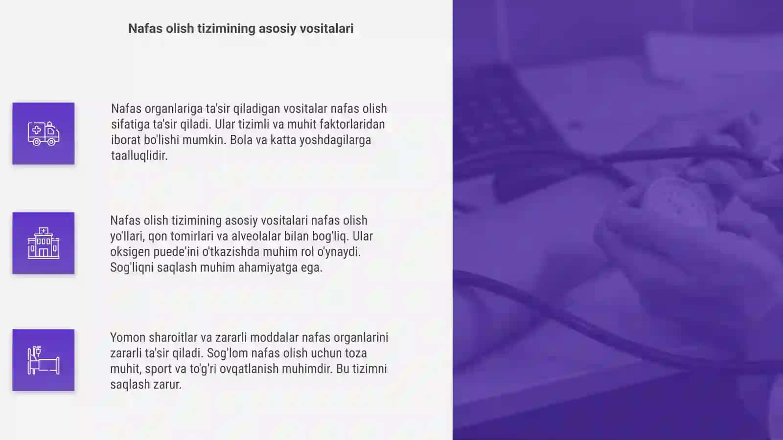 Nafas organlari faoliyatiga tasir etadigan vositalar 4