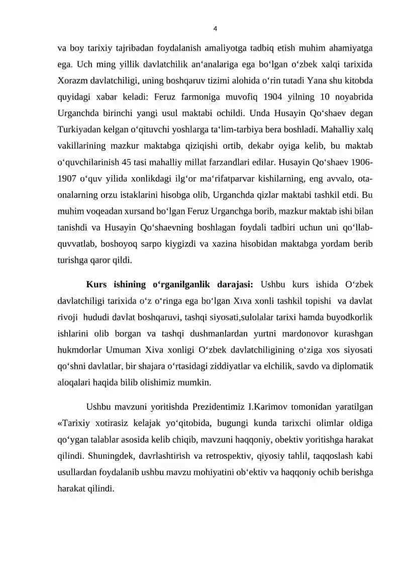 Xiva xonligining tashkil topish va siyosiy tarixi 4