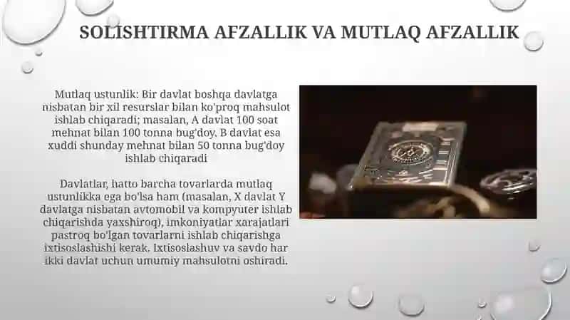 Mutlaq ustunlik nazaryasi 4