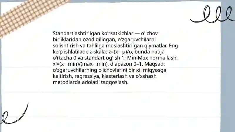Standartlashtirish 4