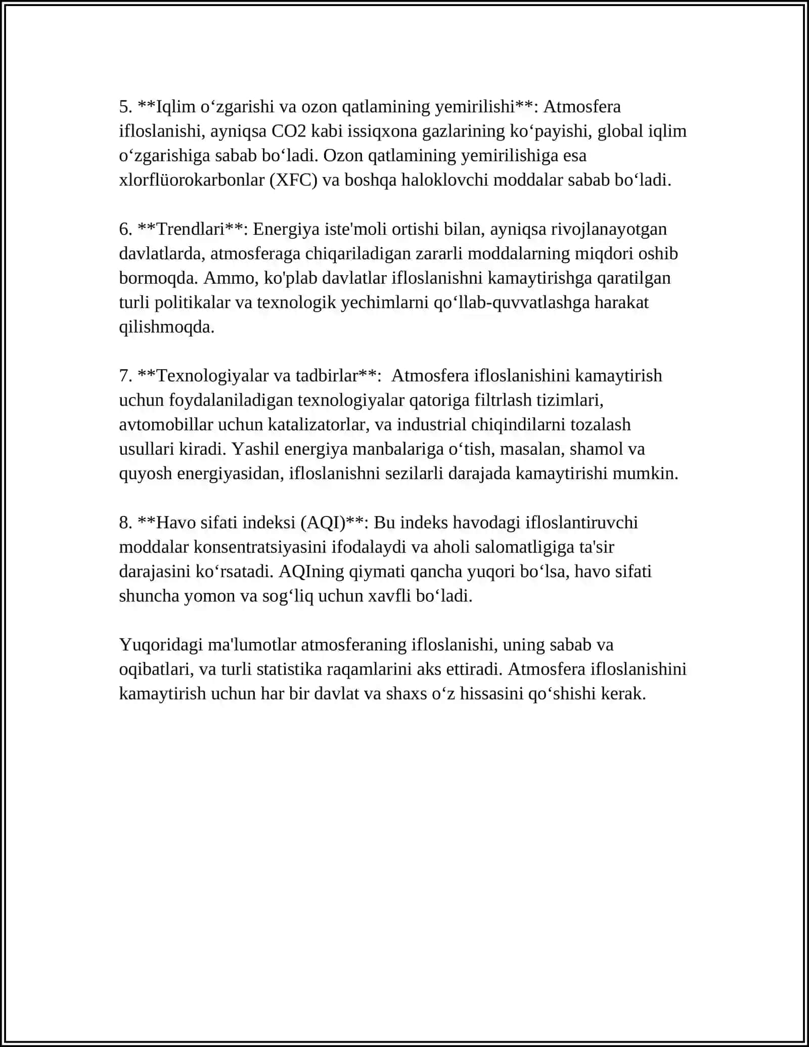 EKOLOGIK MUAMOLLAR VA ULARNING OQIBATLAR 4