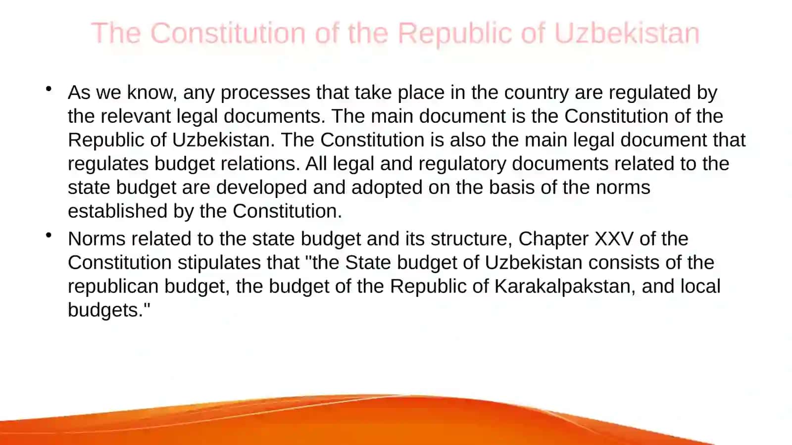 Legal basis of public finance 4