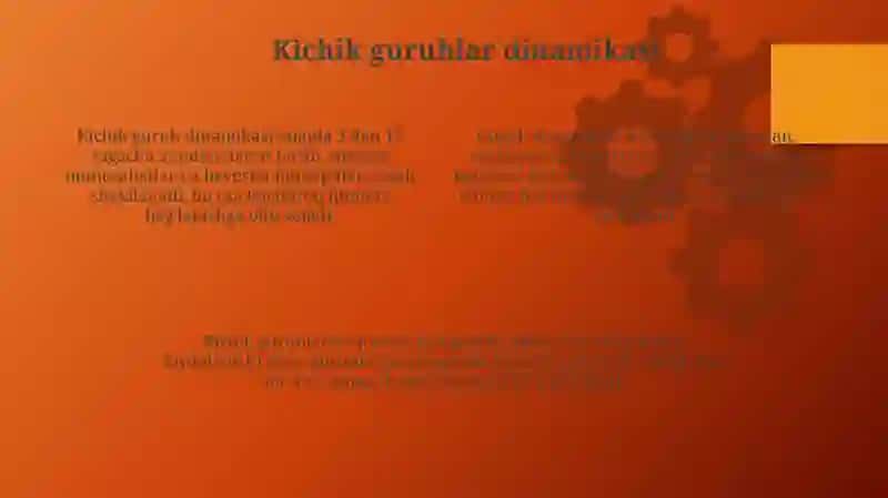 Kichik va katta guruhlar psixologiyasi 4