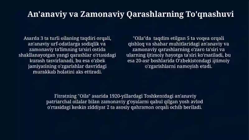 Fitratning "Oila" asari 4