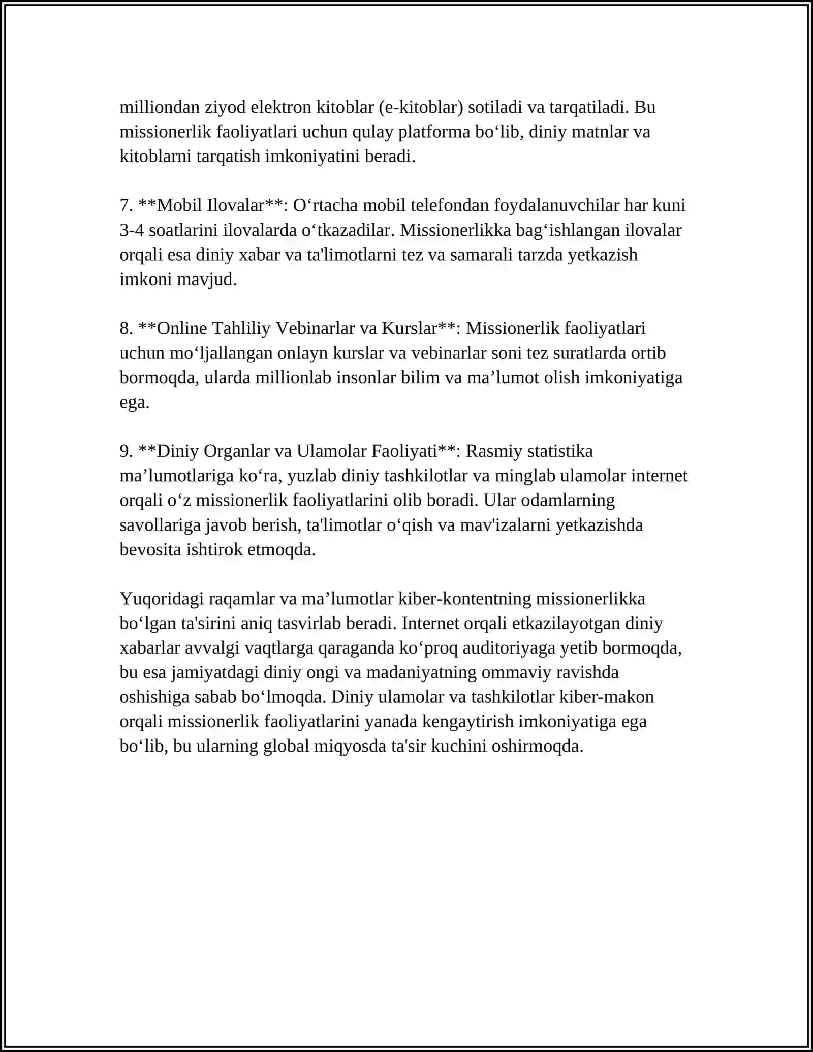 KIBERMAKONDA DIN. MISSIONERLIK VA PROZELITIZMNING IJTIMOIY-SIYOSIY XAVFI 4