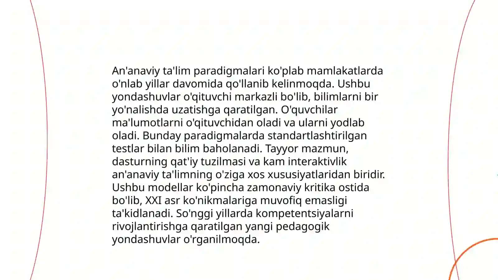 Ta'lim paradigmalari: ta'rifi va mohiyati 4