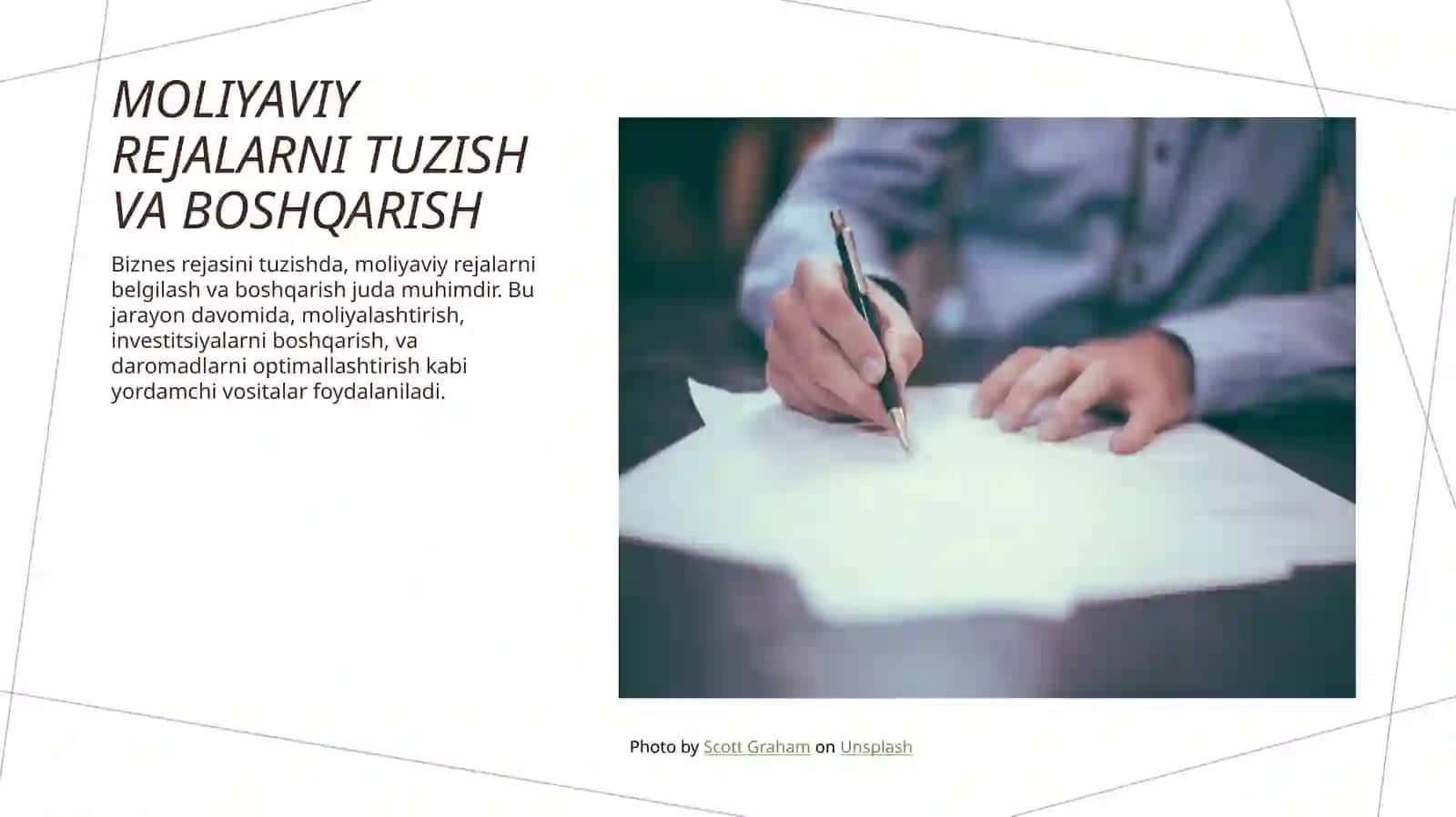 Biznes plan tuzish 4