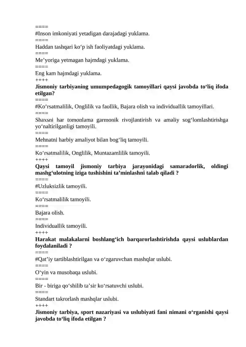 Jismoniy tarbiya, sport nazariyasi va uslubiyati kafedrasi 4
