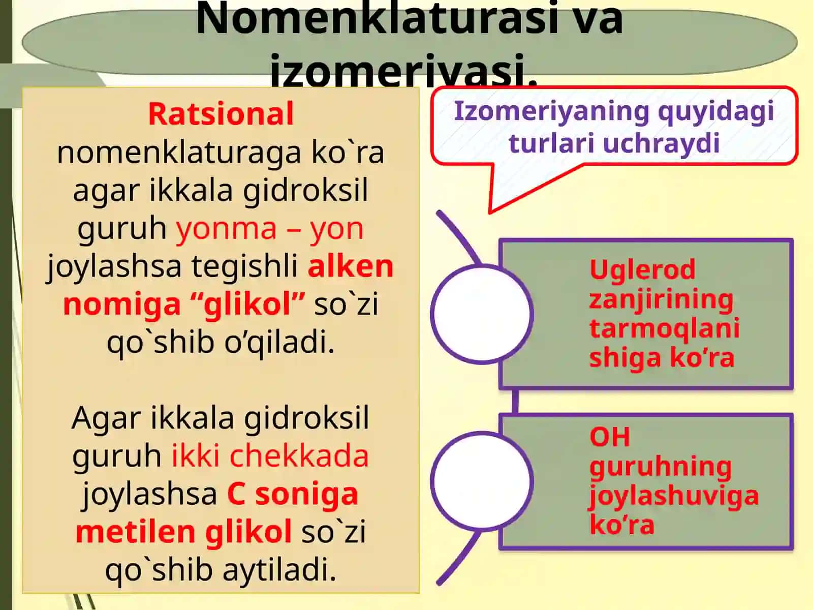 Ko'p atomli spirtlar: tuzilishi, olinishi, xossalari 4