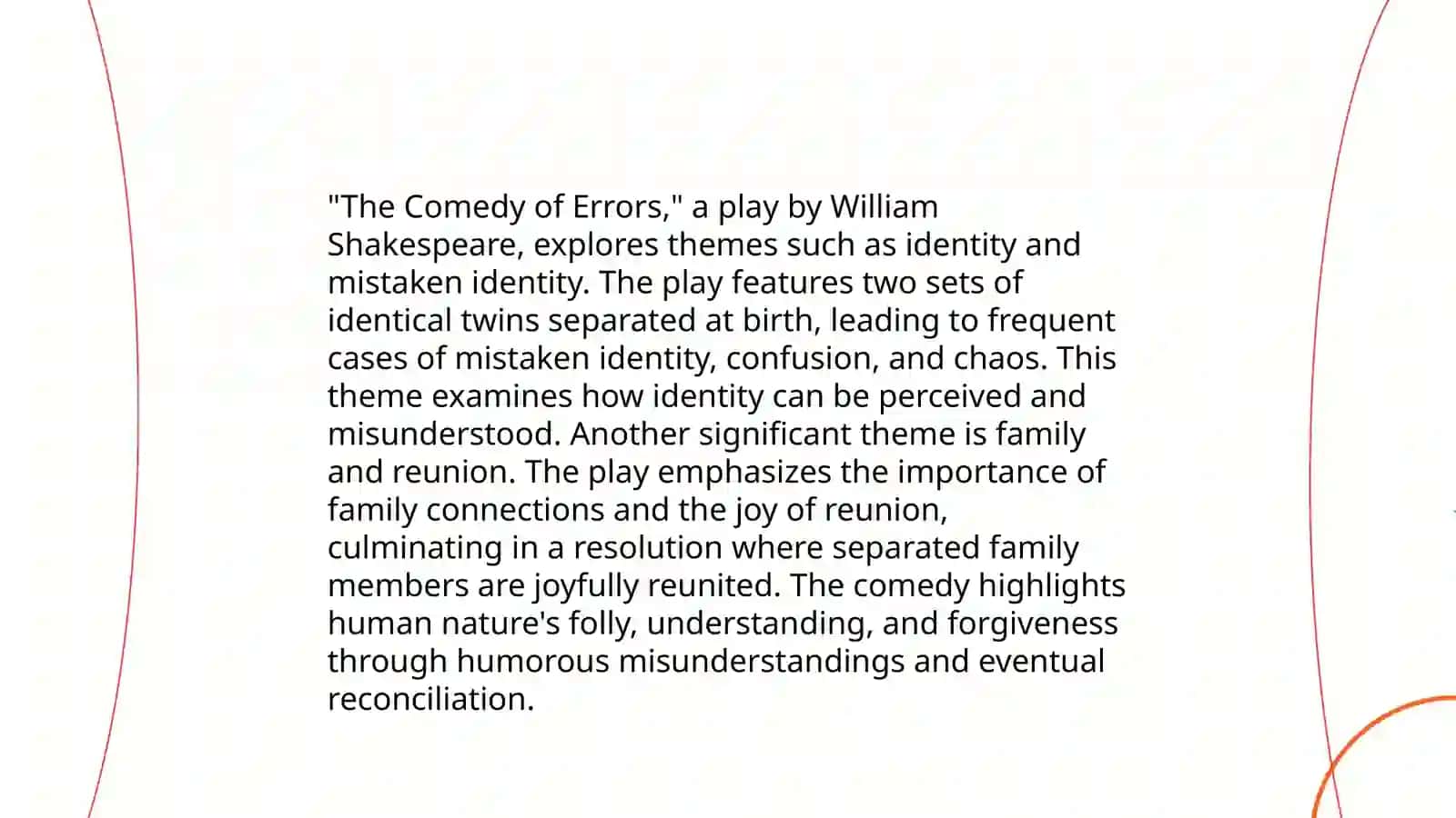 The Comedy of Errors 4