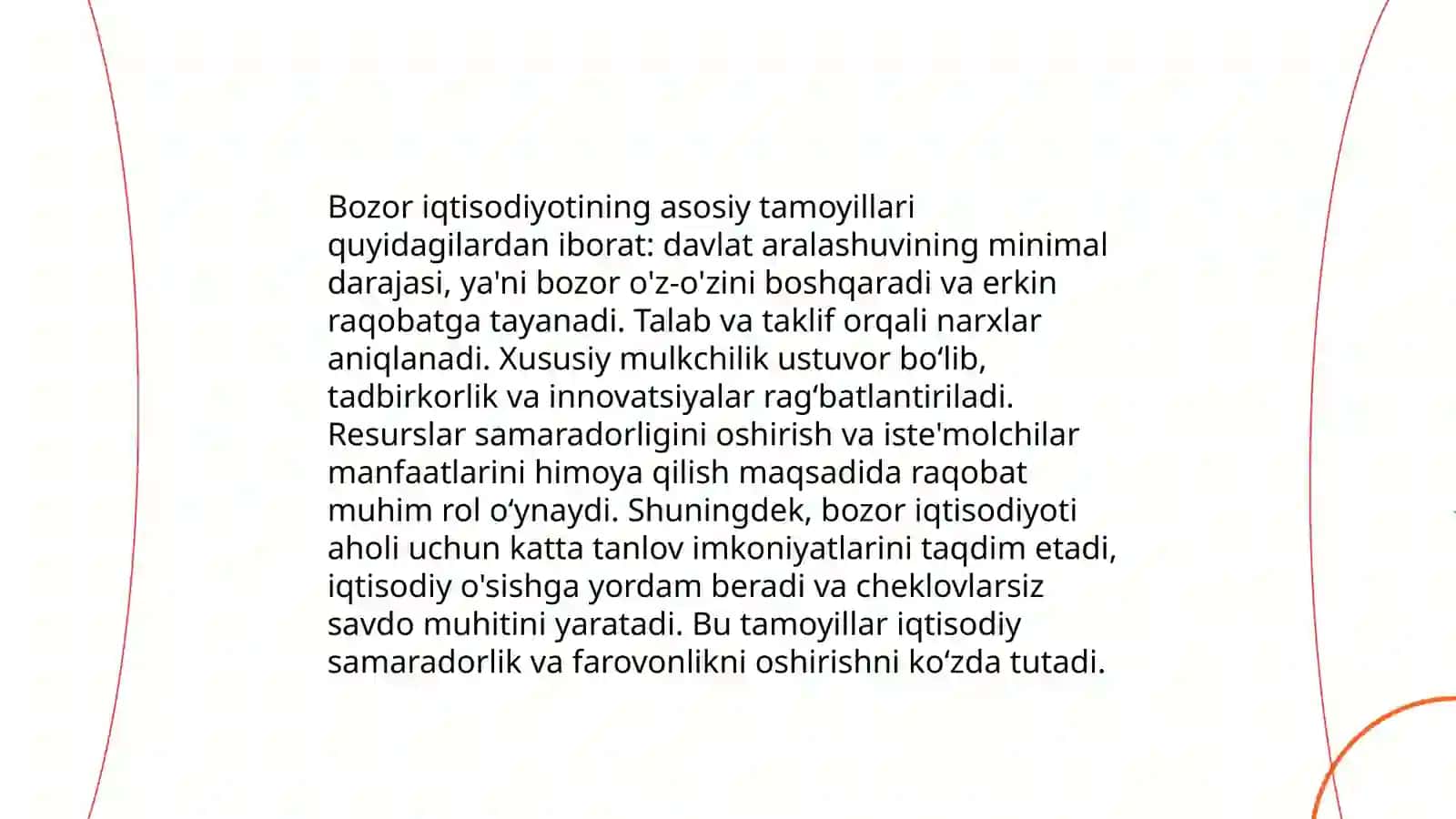 Tovar pul munosabatlari rivojlanishi bozor iqtisodiyotini shakllanishi va amal qilishi 4