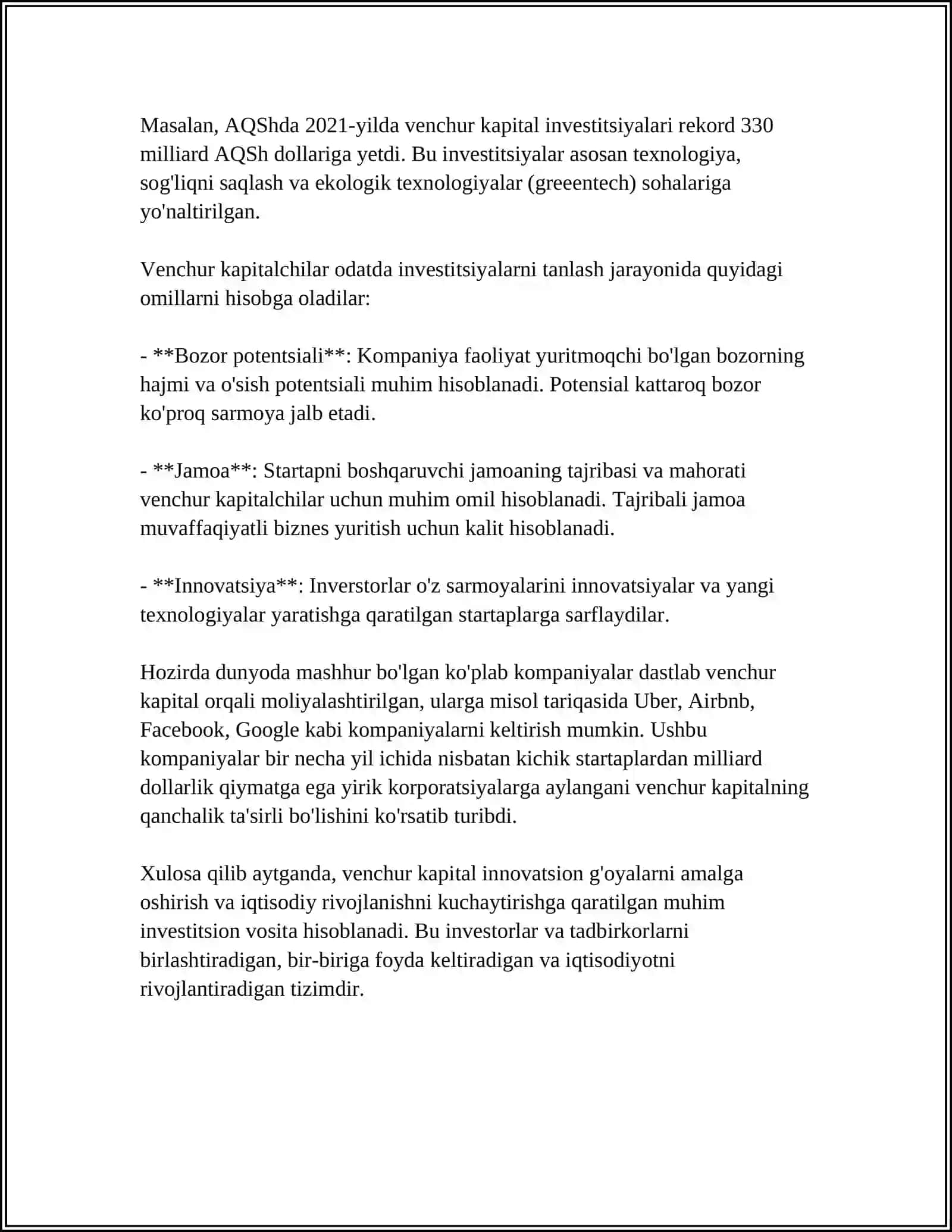 VENCHUR KAPITAL VA VENCHUR FONDLAR 4