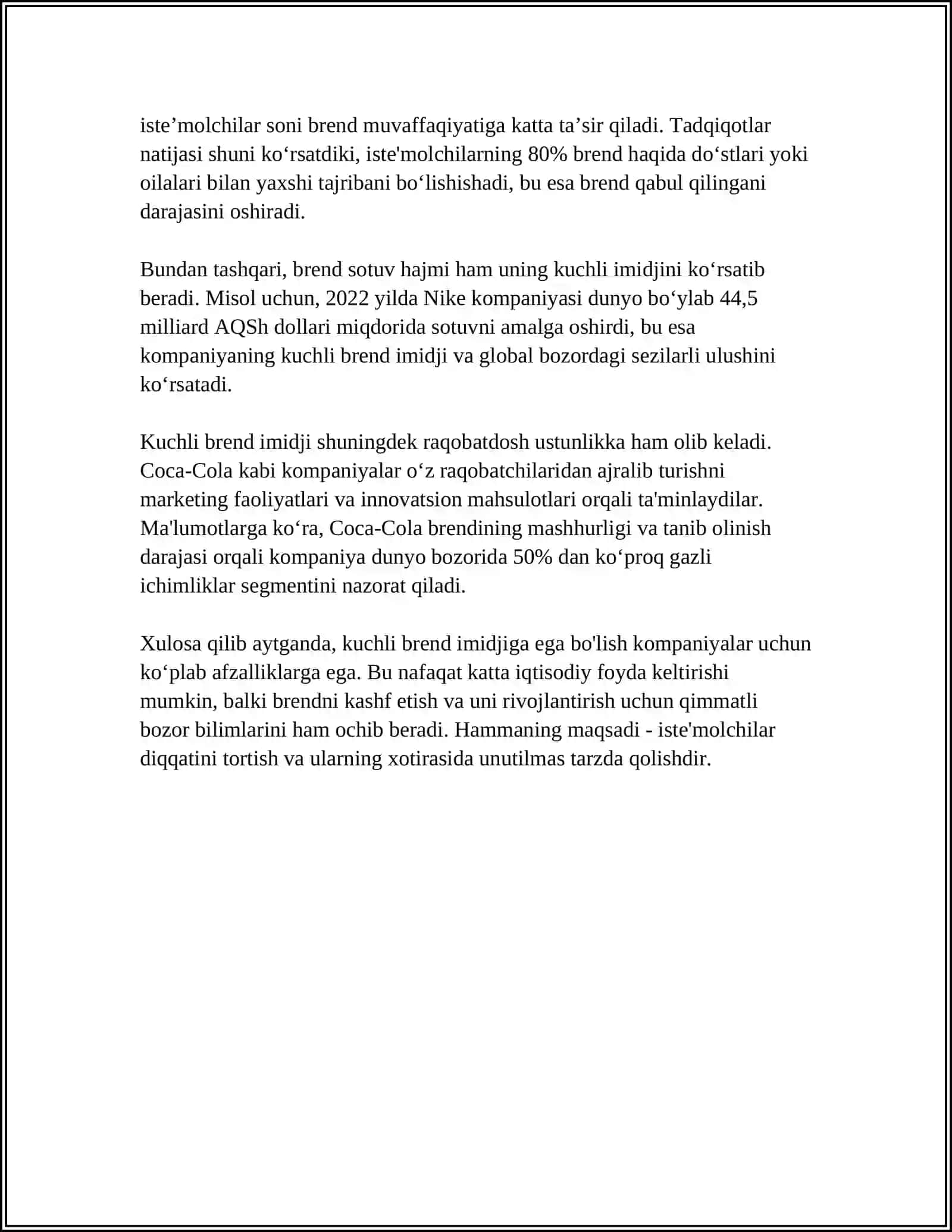 PEPSI KOMPANIYASINING SWOT TAHLILI 4