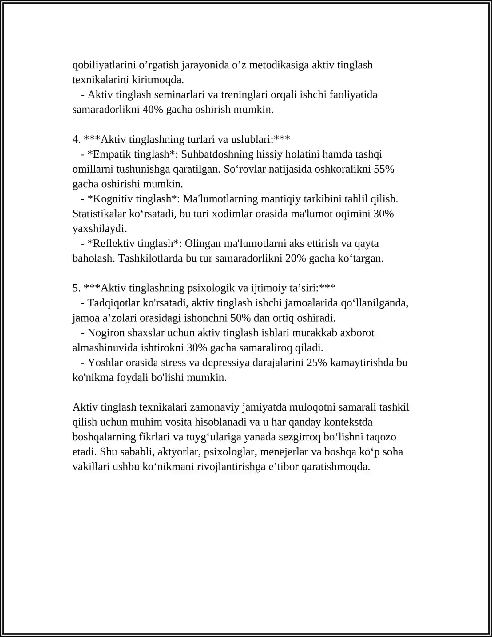 MAHORATLI SUHBATLASHUV PSIXOLOGIYASI 4