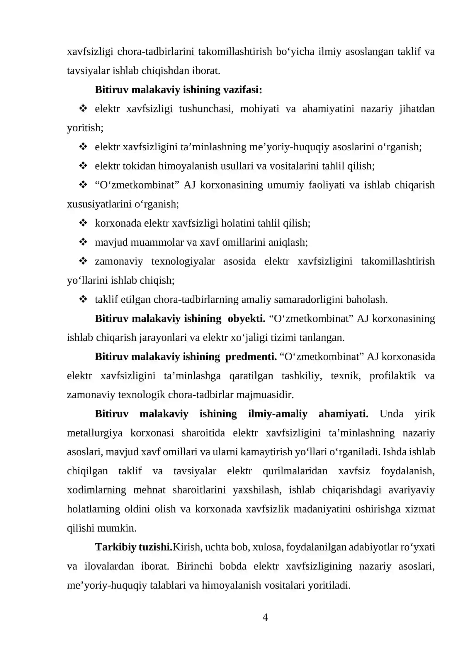 Elektr xavfsizligi chora tadbirlarini takomillashtirish 4