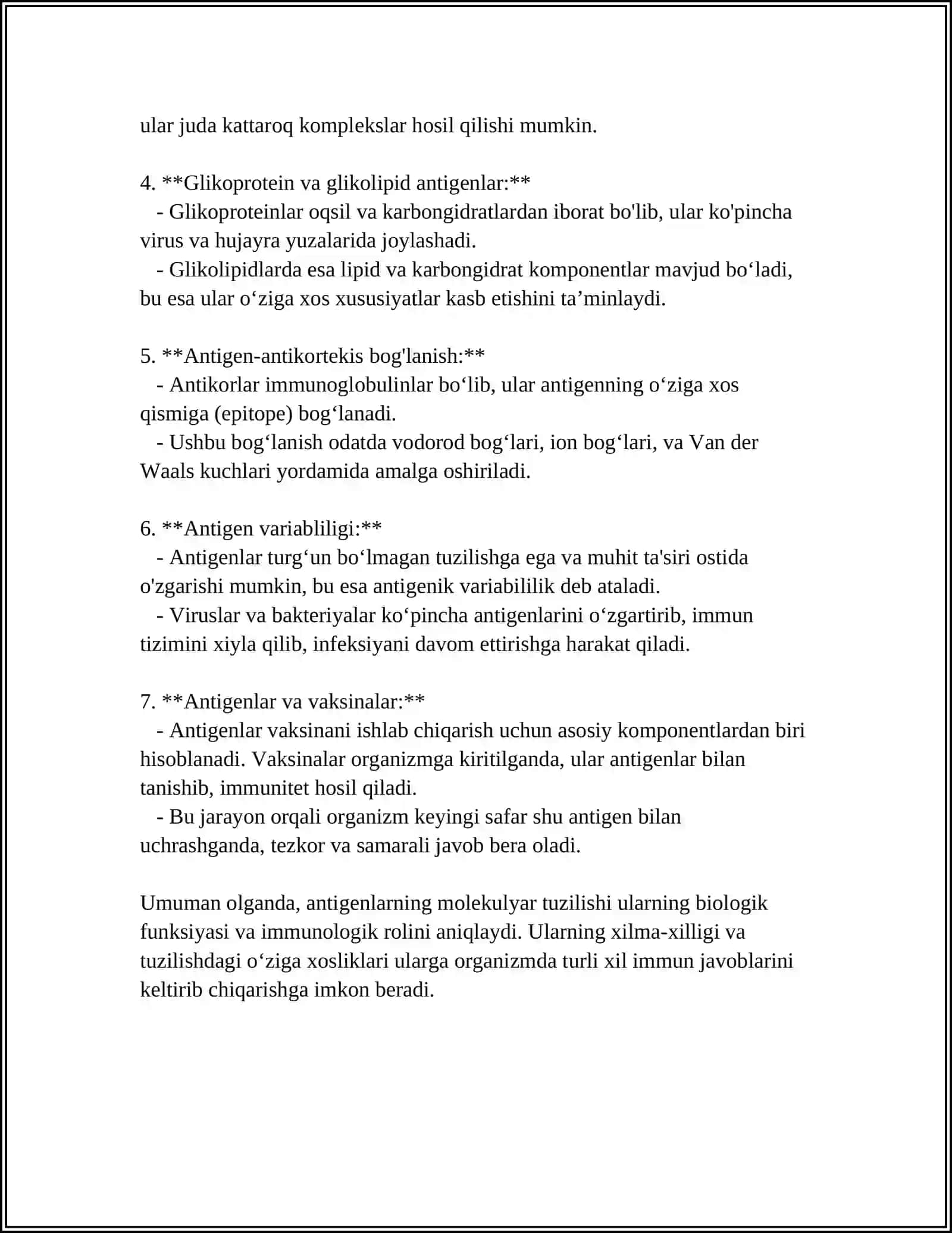 ANTIGENLARNING AMALIY AHAMIYATI 4
