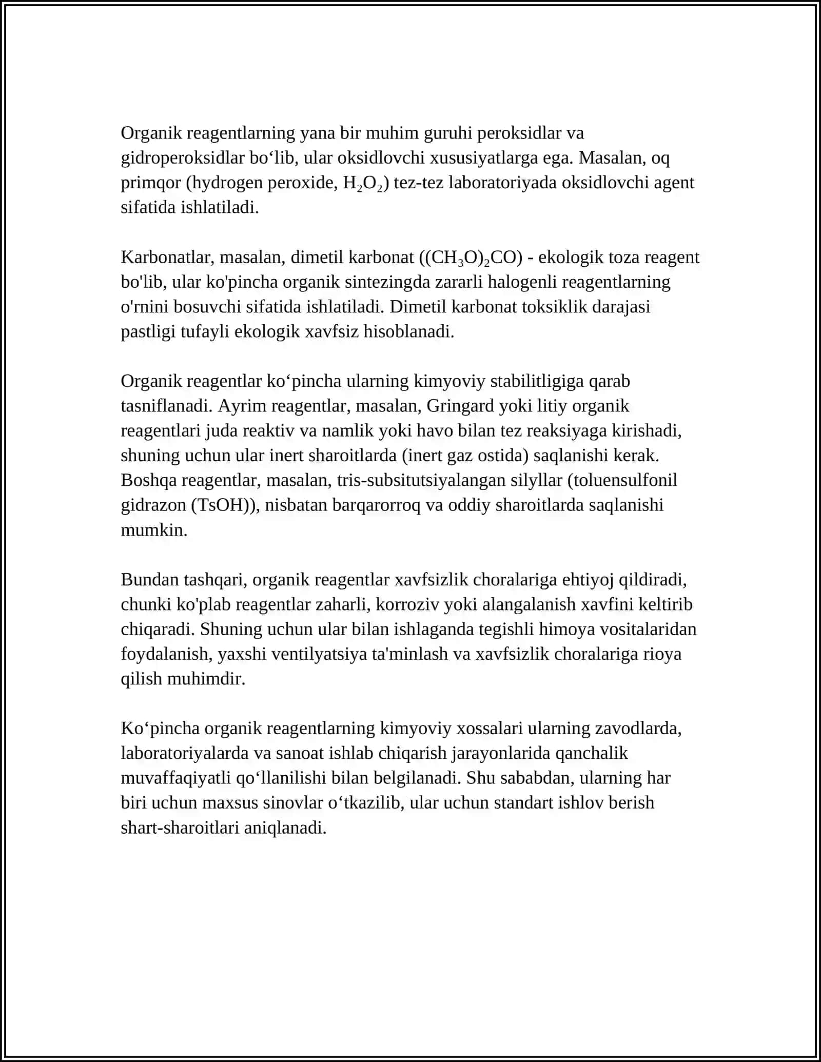 ORGANIK REAGENTLAR 4