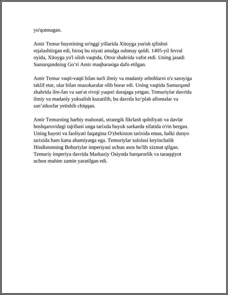 AMIR TEMUR BUYUK SHAXS 4