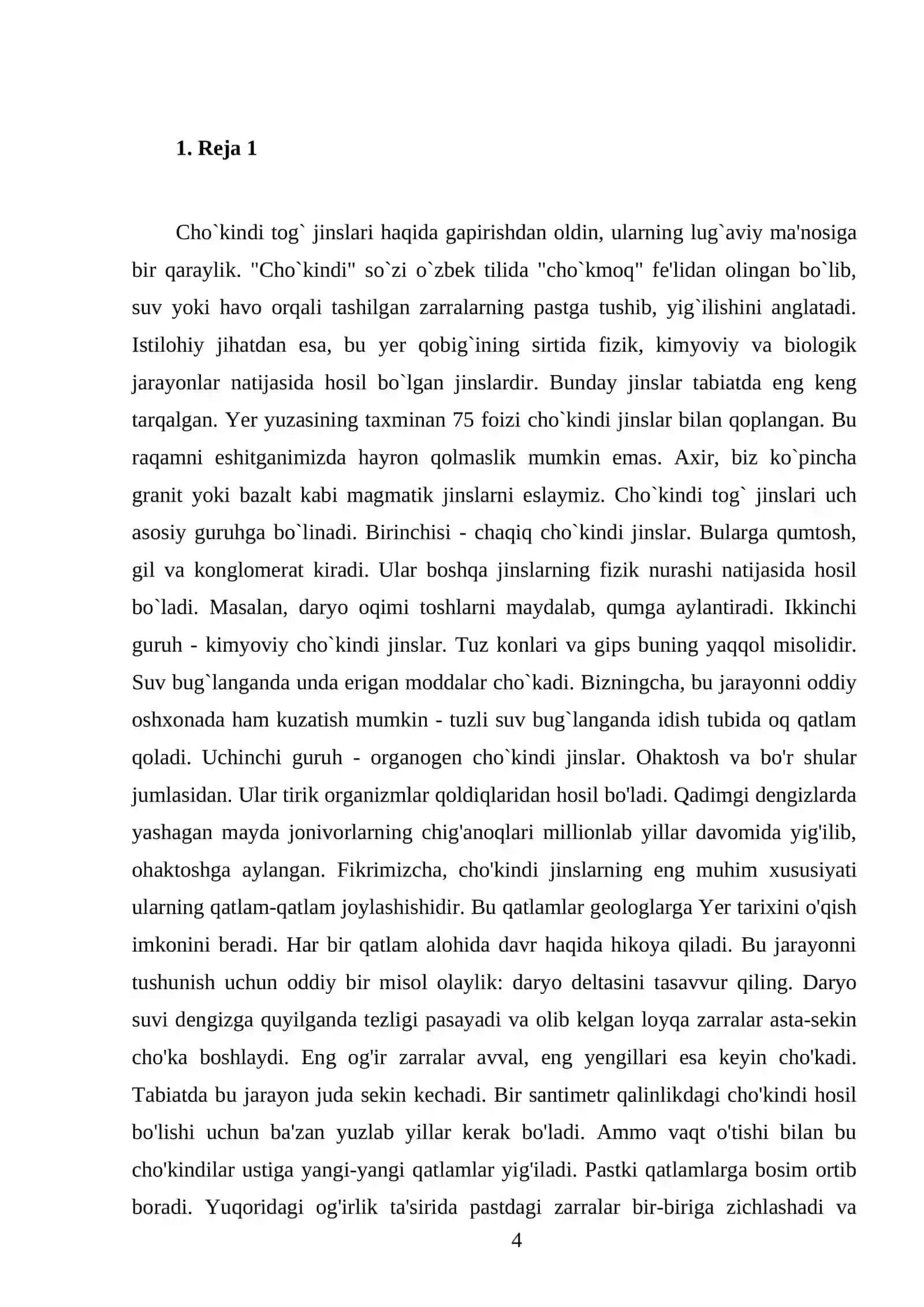 Cho`kindi tog` jinslari 4