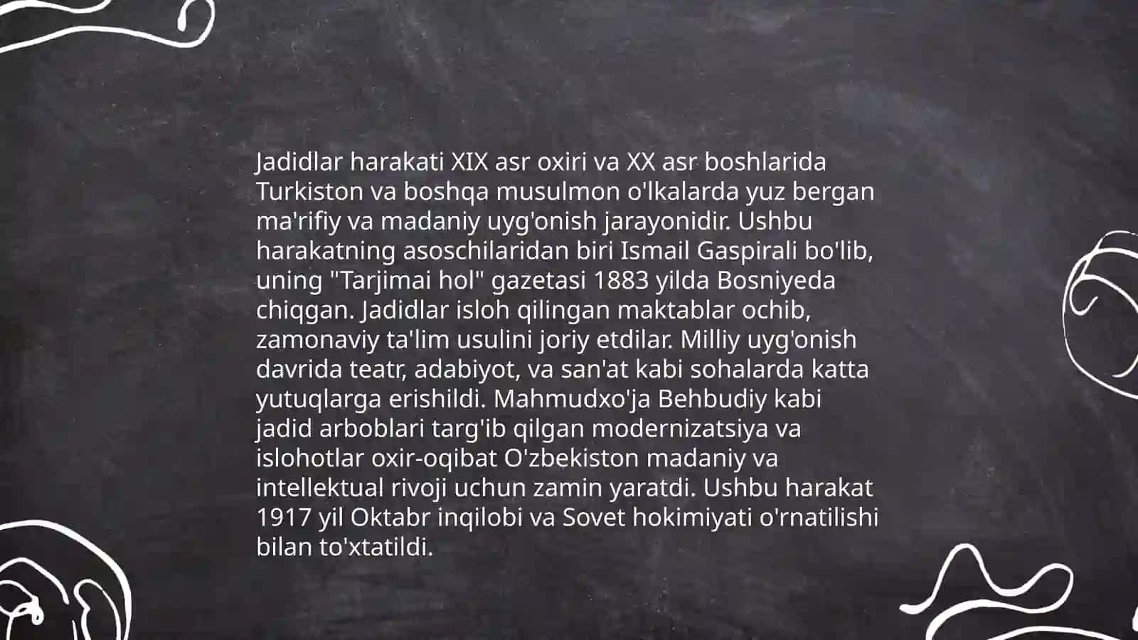 Islom madaniyati va Jadidlar publisistikasi 4