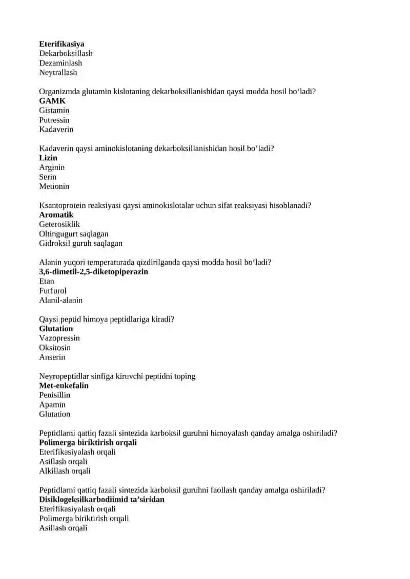 BIOORGANIK KIMYO 4