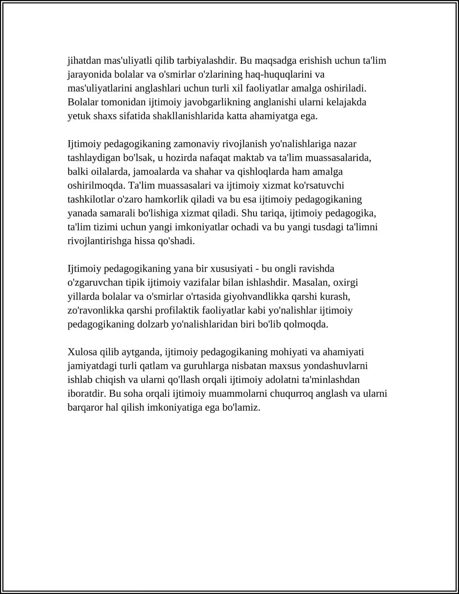 IJTIMOIY PEDAGOGIKANING KASBIY FAOLIYATI 4