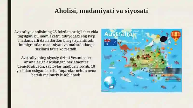 Avstraliya: Tarix, Geografiya va Madaniyat 4