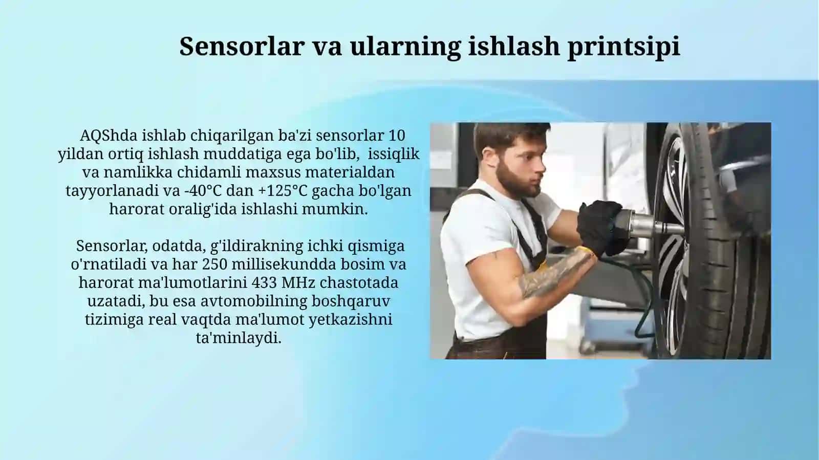Avtomobil shinalarini nazoratqilishtizimlari 4