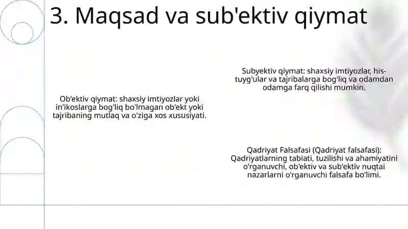 Qadriyat Falsafasi 4