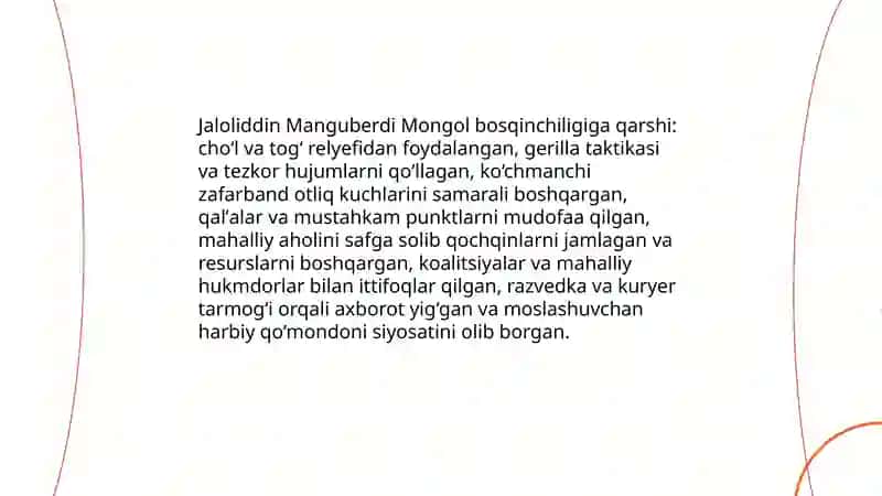 Jaloliddin Manguberdi - vatan himoyachisi 4