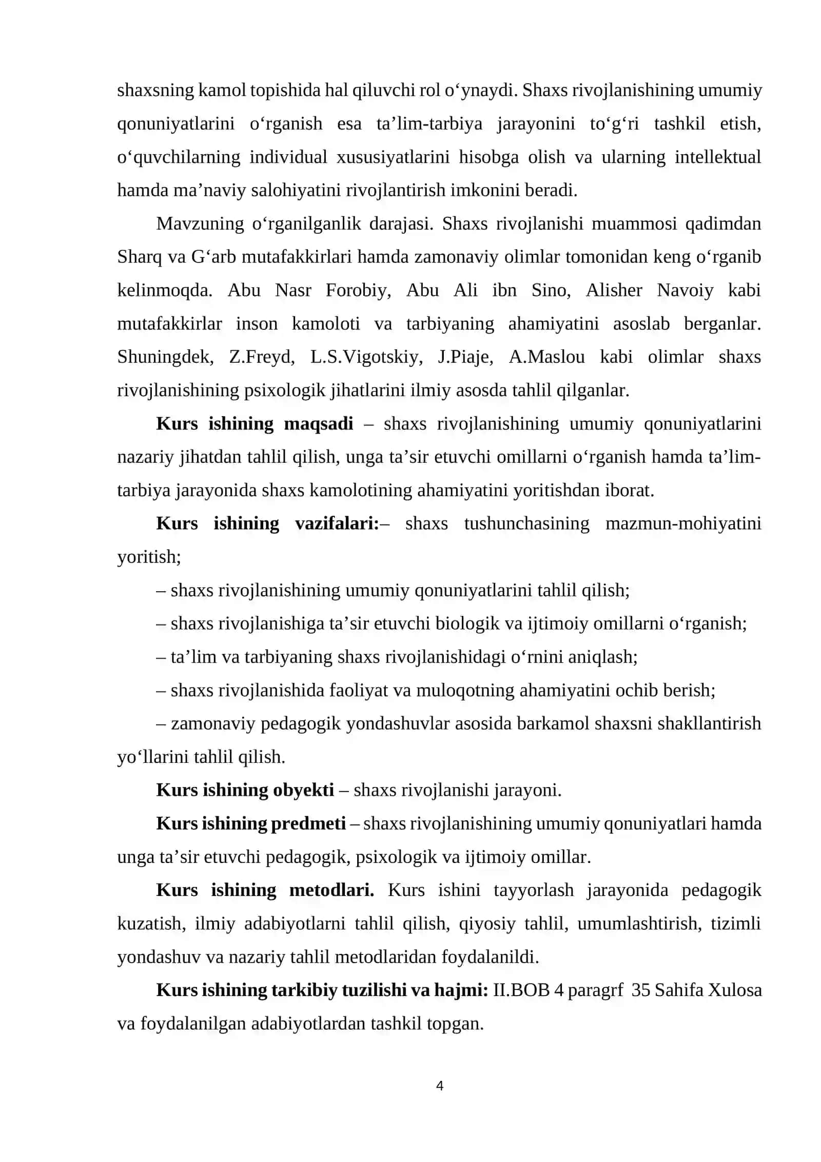 SHAXS RIVOJLANISHINING UMUMIY QONUNIYATLARI 4