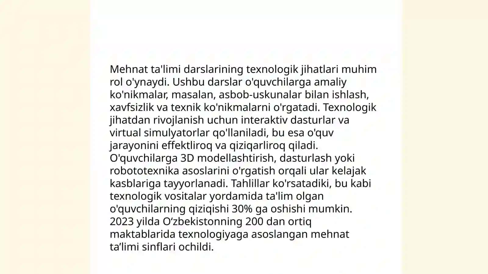 Mehnat Talimining Shakl va Metodlari 4