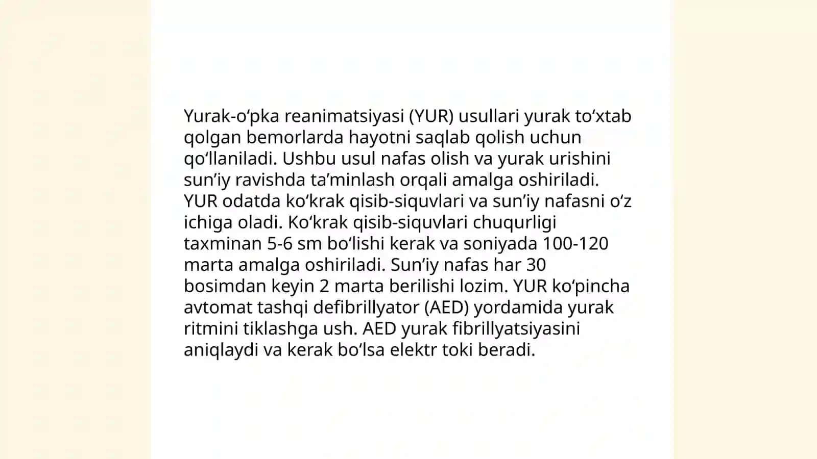 Favqulodda vaziyatlarda birinchi tibbiy yordam asoslari 4