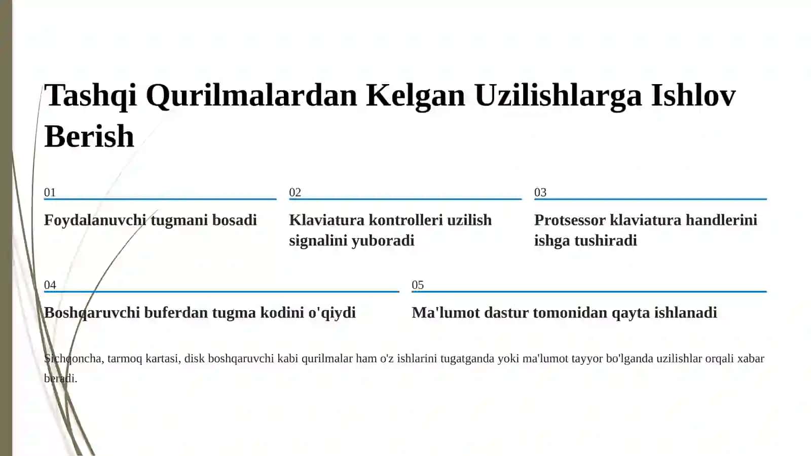 O'rnatilgan Tizimlarda Uzilishlar (Interrupts) bilan Ishlash 4