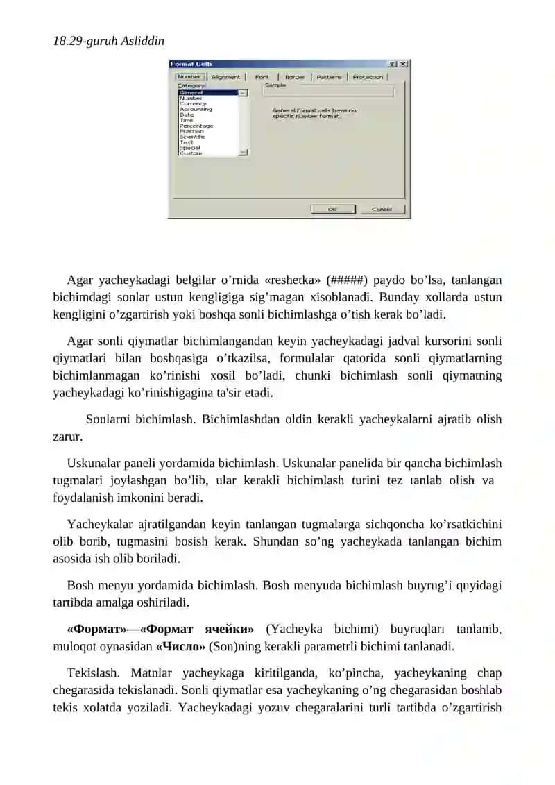 Micrоsоft Excel jdaval muxarririda diagramma yaratish va ular bilan ishlash 4