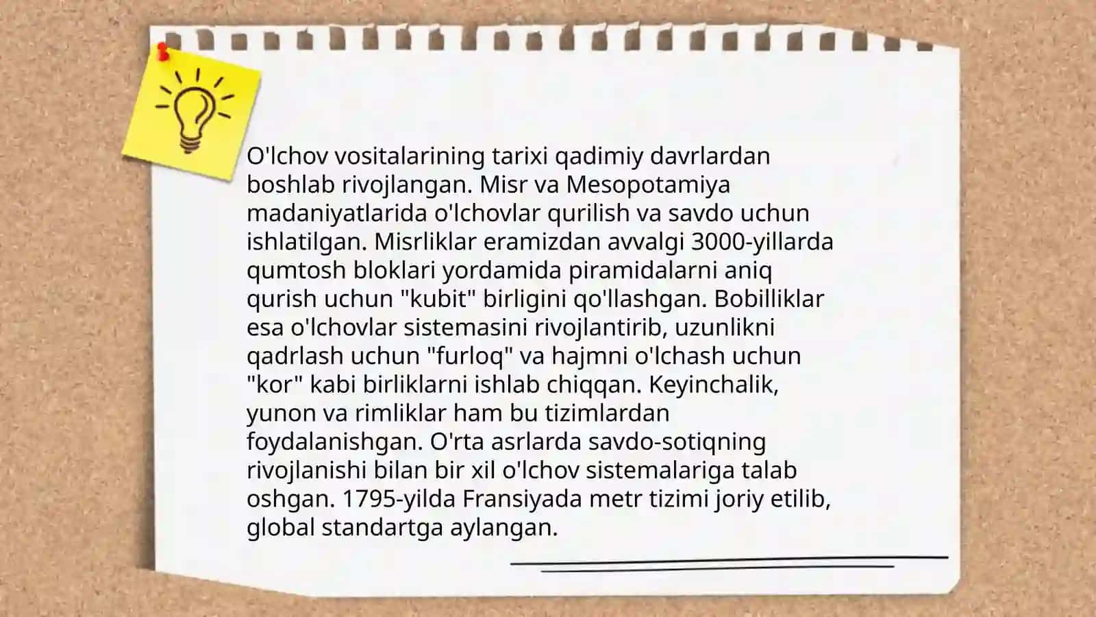 O’lchov asbob turlari 4