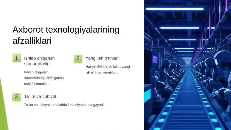 Axborotlashgan jamiyat va uning istiqbollari 4