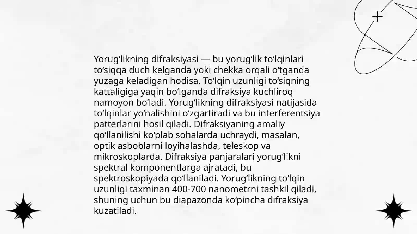 Yorug‘likning to'lqin xossalari 4