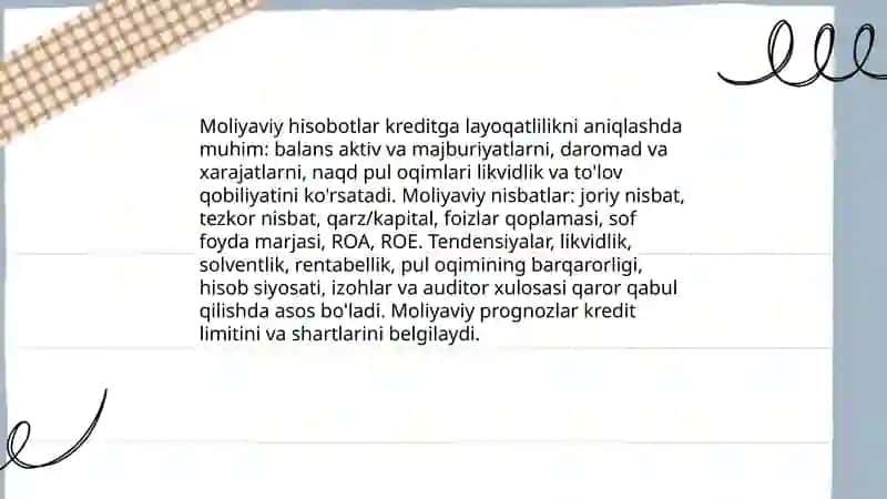 Kreditga layoqatlilik- tahlili 4