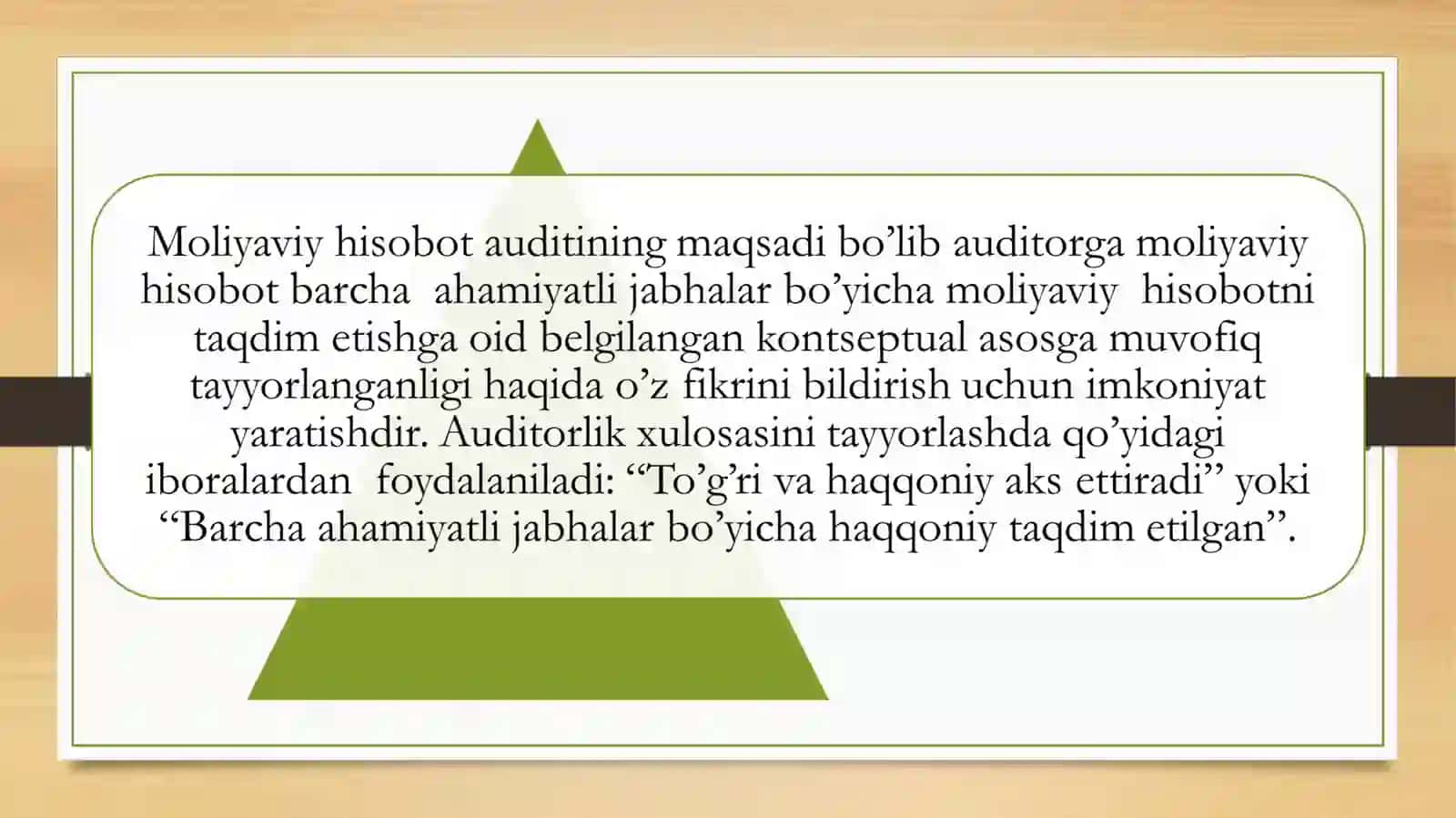 Moliyaviy hisobot auditining maqsadi 4
