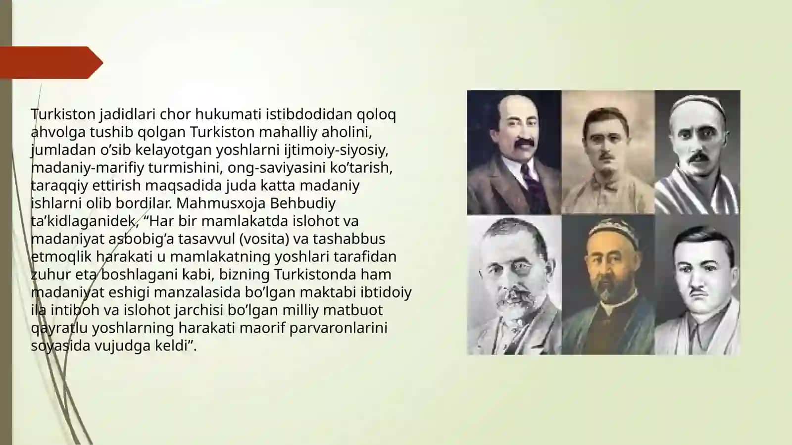 JADID MA’RIFATPARVARLIK HARAKATLARINING BUGUNGI KUNDAGI AXAMIYATI 4