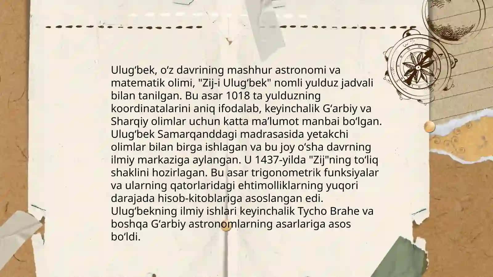 Ulugʻbekning hayoti va faoliyati 4