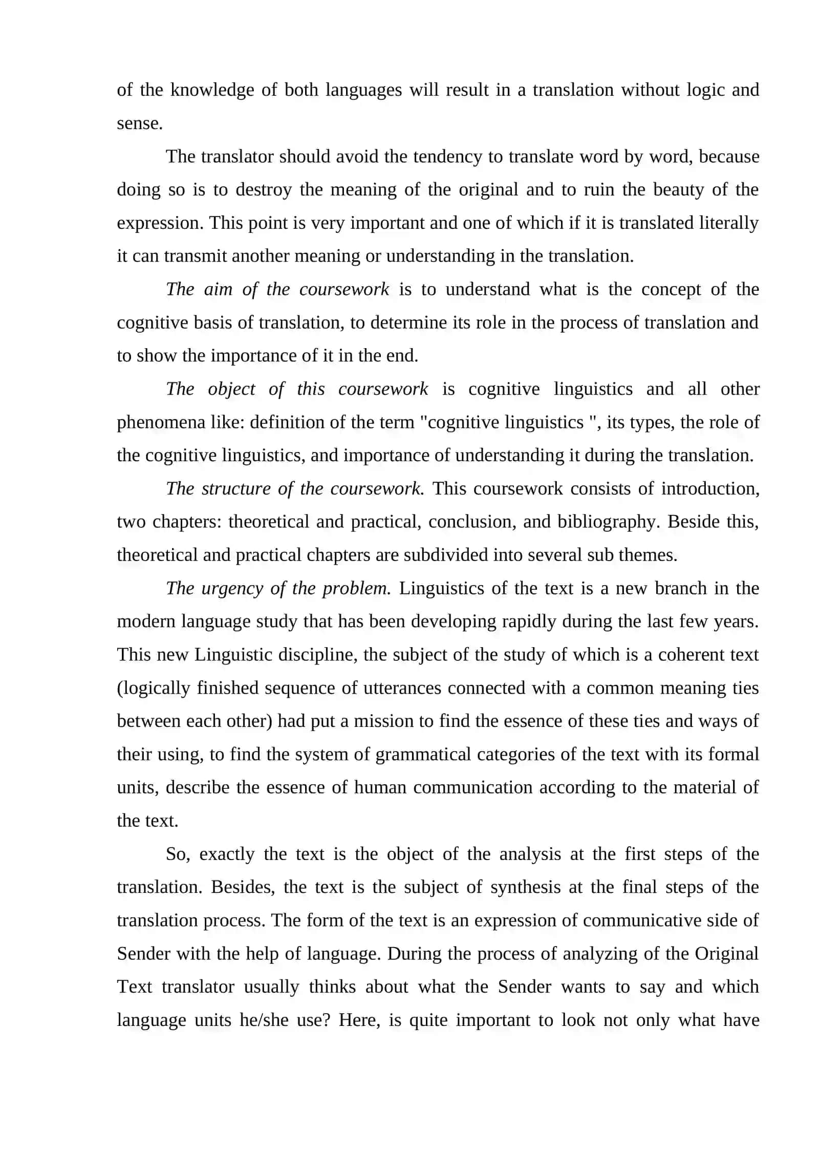 COGNITIVE ANALYSIS OF COGNITIVE METAPHOR IN ENGLISH AND RUSSIAN 4