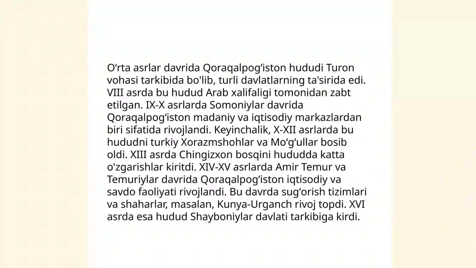 Oʻrta asrlar davri tarixi 4
