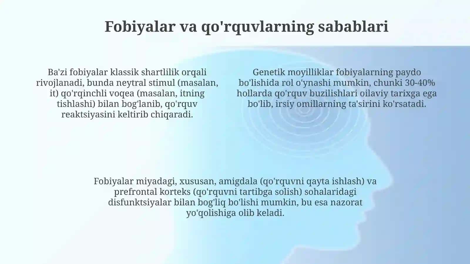 Fobiya va qorquv bilan ishlash usullari 4