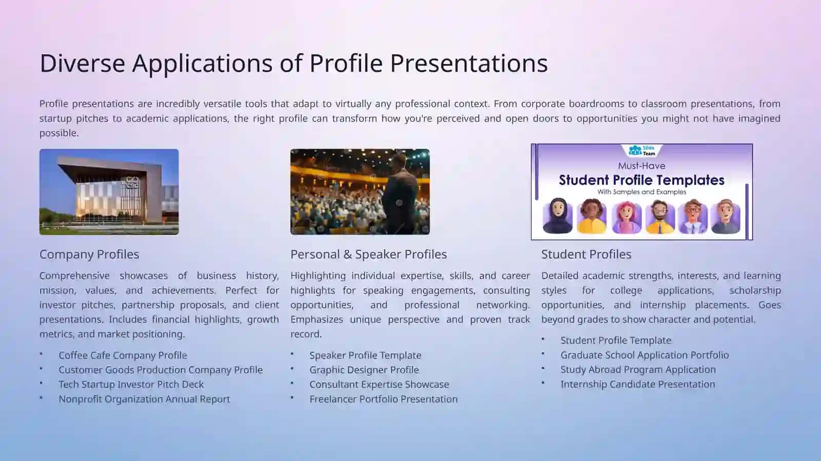 The Power of Profile Presentations: Making Your Mark 4