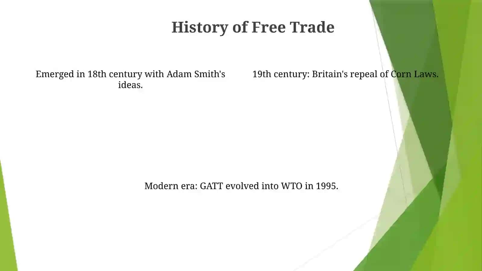 What is free trade? Arguments for andagainst.Basicpros and cons 4