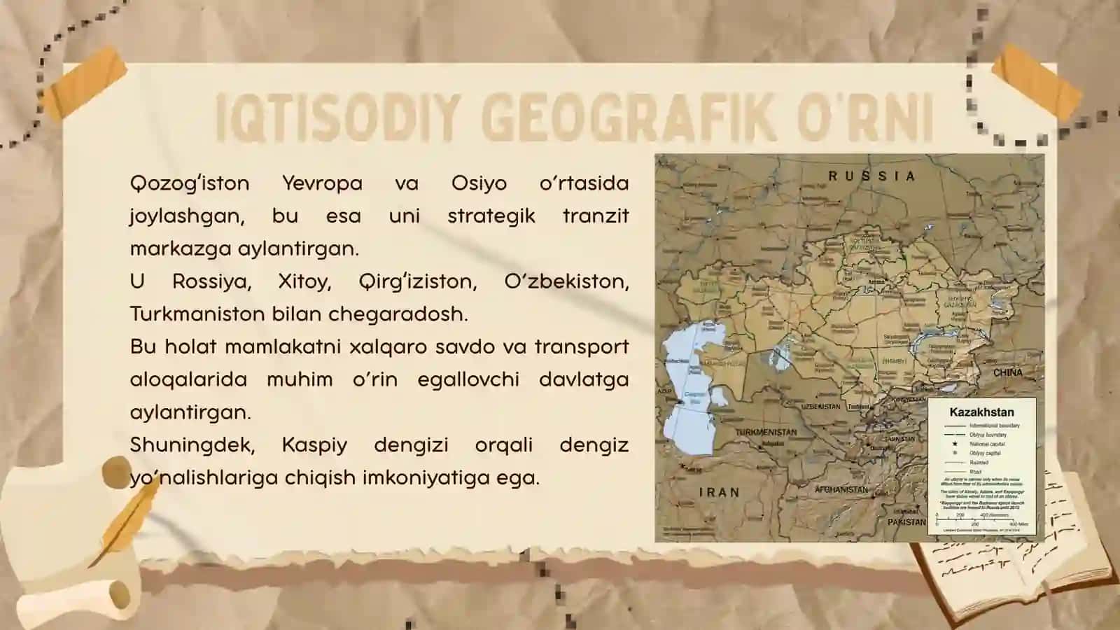 Qozog'istonning iqtisodiy geografiyasi va turistik tafsifi 4