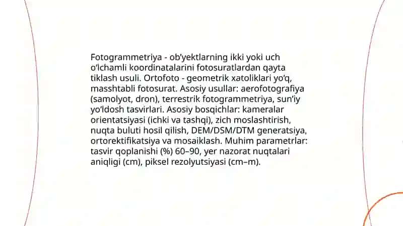 Raqamli yer modellarini yaratish 4
