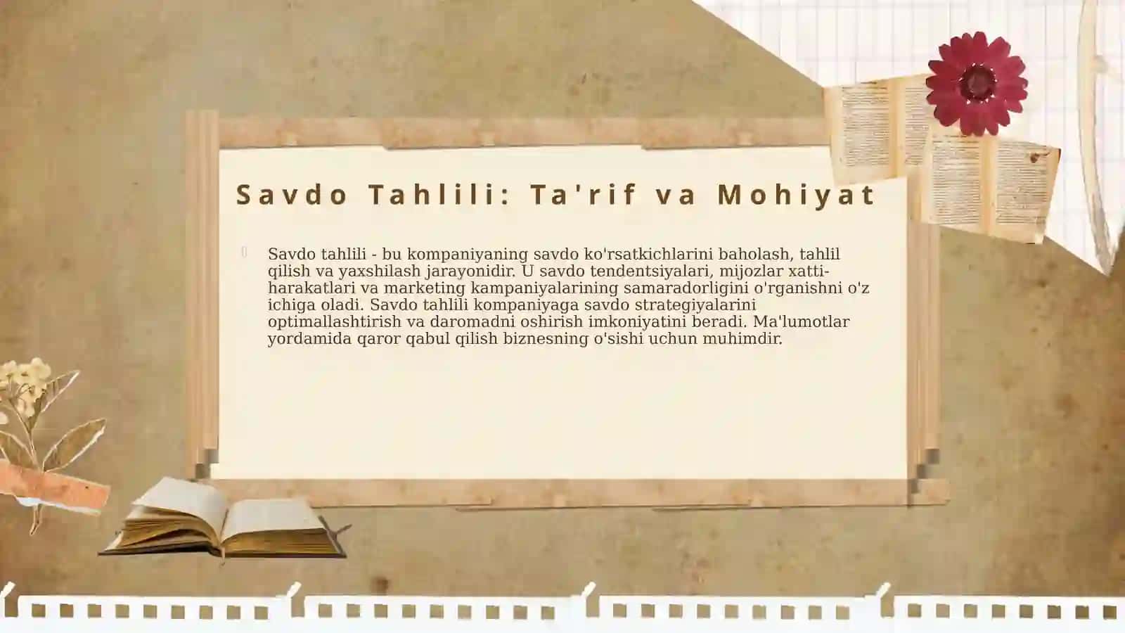 Marketingda savdo tahlili 4